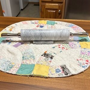 Marble Rolling Pin with Stand